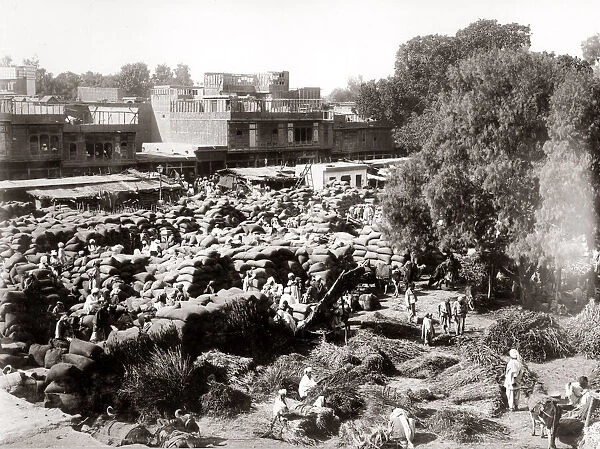 c. 1910  /  1920 market India - possibly Peshawar