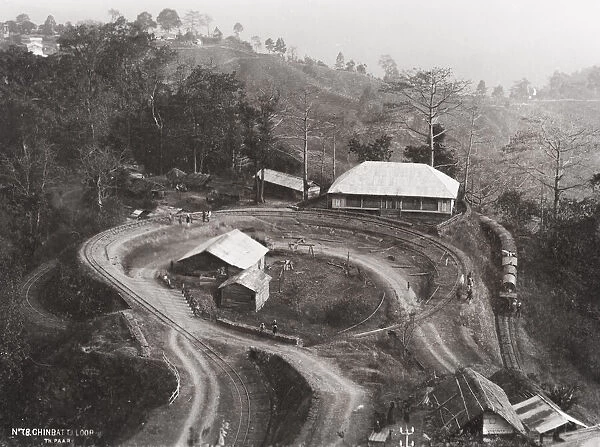 Chinbatti loop, tracks on Darjeeling Railway, railroad, India