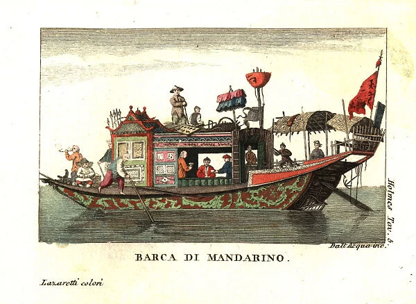 Chinese mandarins barge