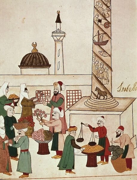 Cicogna manuscript. Memorie Turchesche : Bazaar