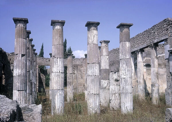 Courtyard Colonnades, Pompeii