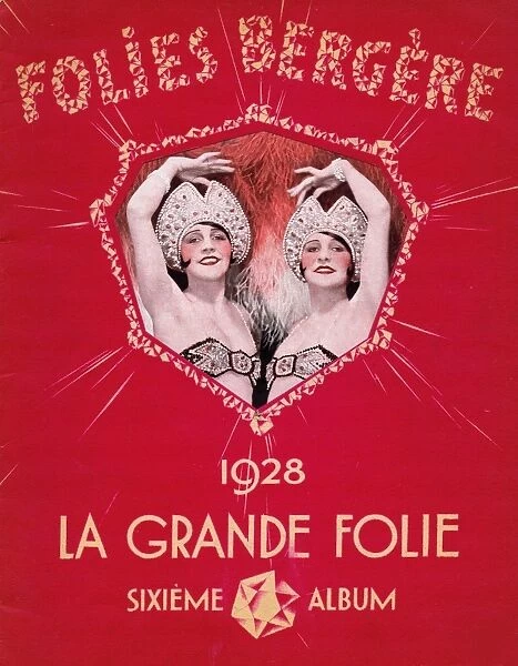 Cover of souvenir brochure for La Grande Folie