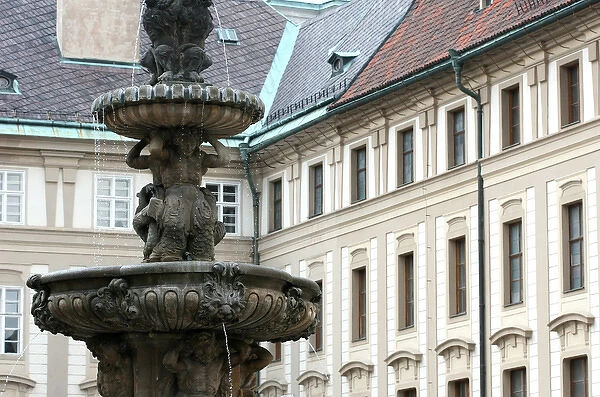 Czech Republic. Prague. Fountain of Kohl by Hieronymus Kohl