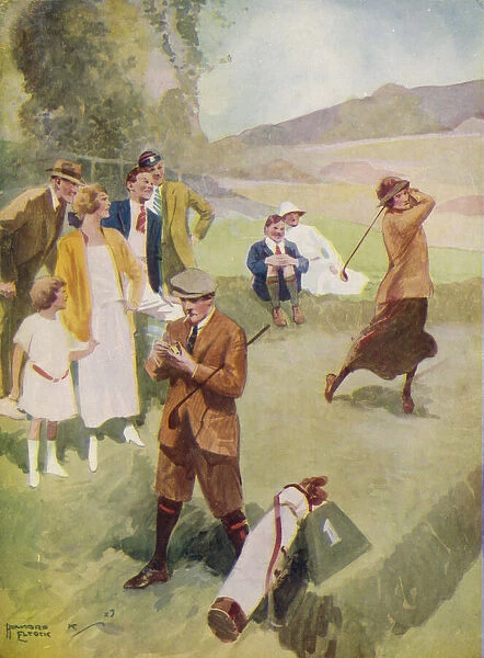 A DAY ON THE LINKS 1929