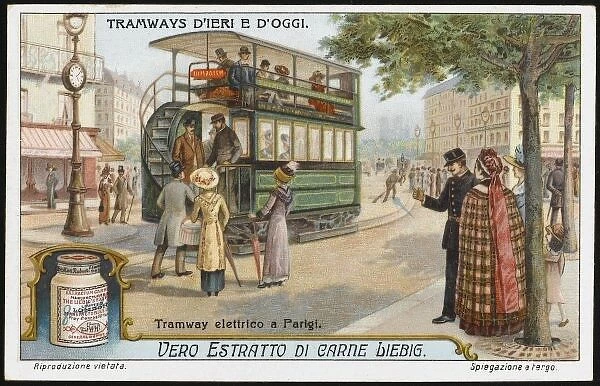 Doubledecker Tram Paris