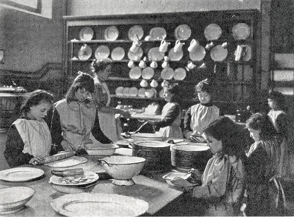 Drury Lane Day Industrial School, London - Preparing Dinner