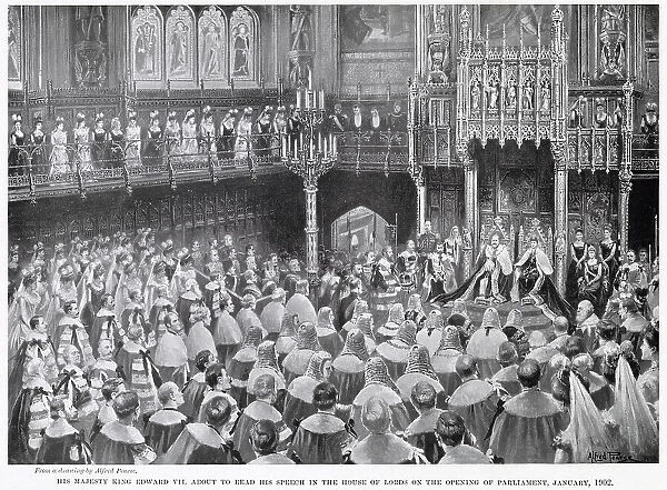 Edward VII Opening Parliament 1902