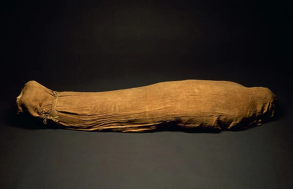 Egyptian mummy. National Archaeology Museum. Madrid. Spain