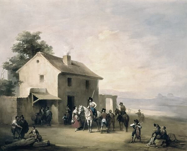 ELBO, Jos頨1804-1844). A Country Inn. 1843