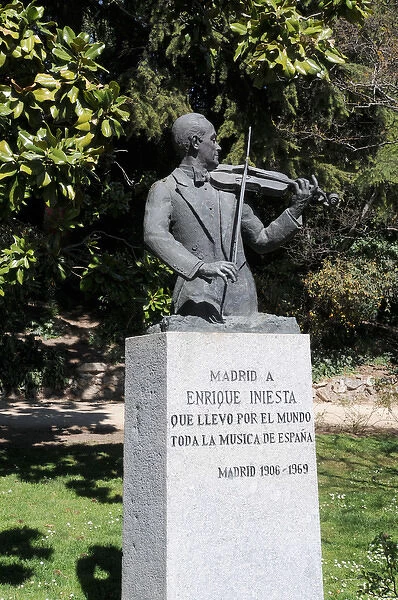 Enrique Iniesta Cano (1906-1969) Spanish musician. Monument