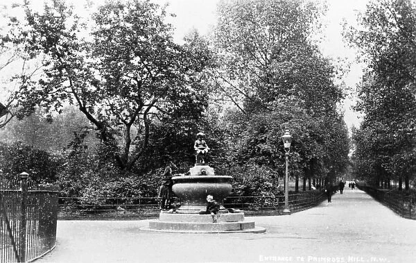 Entrance to Primrose Hill, NW London