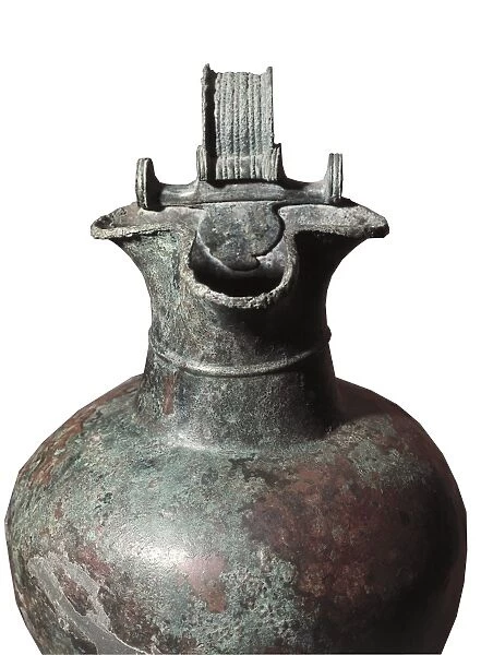 Etruscan vase. Bronze