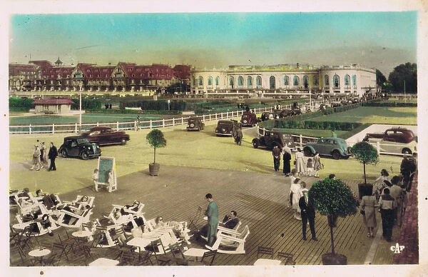 Exterior of the Casino at Deauville from the gardens