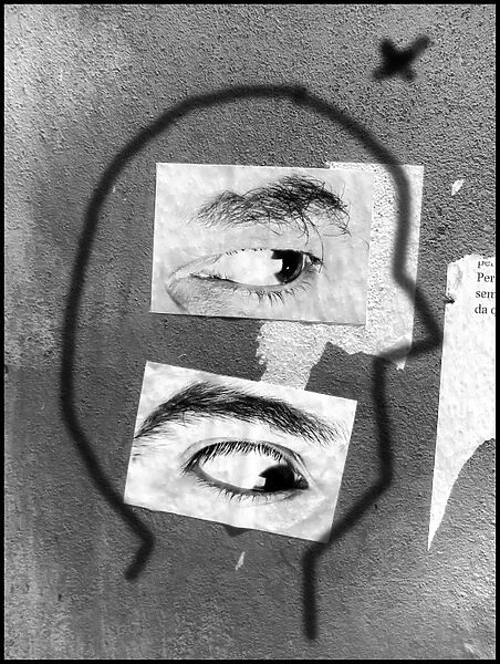 Eyes and grafitti Italy