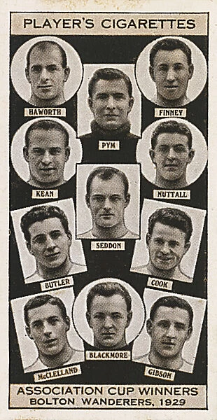 FA Cup winners - Bolton Wanderers, 1929