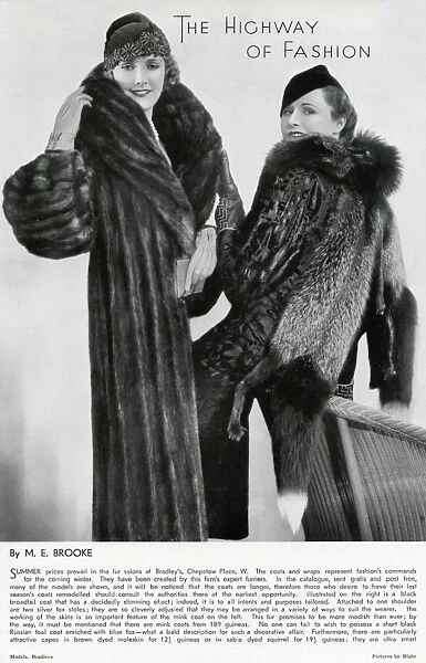 Fashionable furs 1933