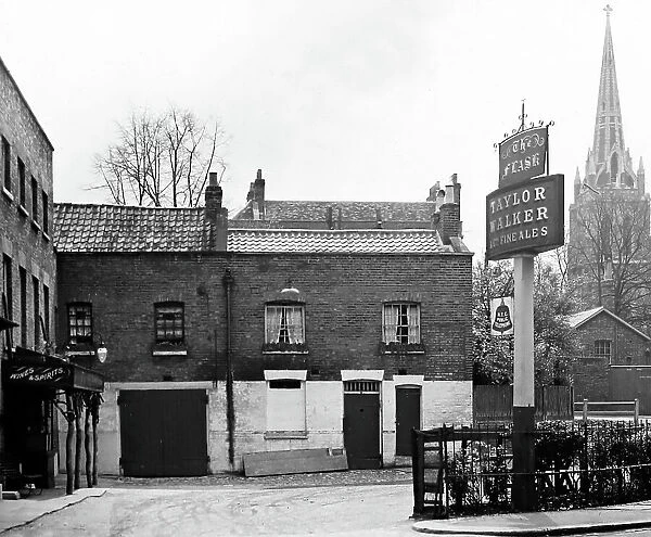 The Flask Inn, Highgate, London, early 1900s
