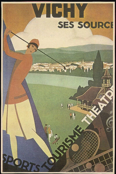 FRANCE  /  VICHY  /  GOLF 1925