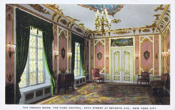 The French Room in the Park Central Hotel, New York, 1930s