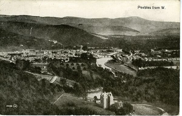 General View, Peebles, Peeblesshire