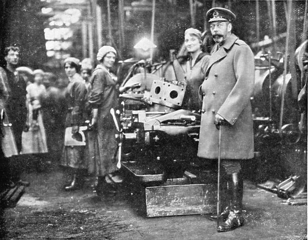 George V visiting a munitions factory