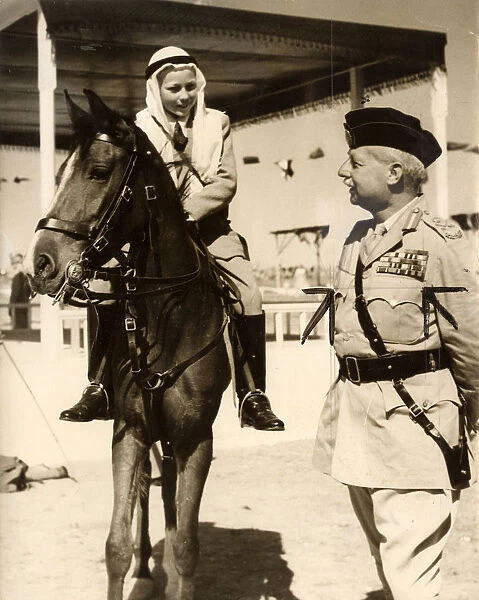 Glubb Pasha, British Commander of Arab Legion, Amman, Jordan