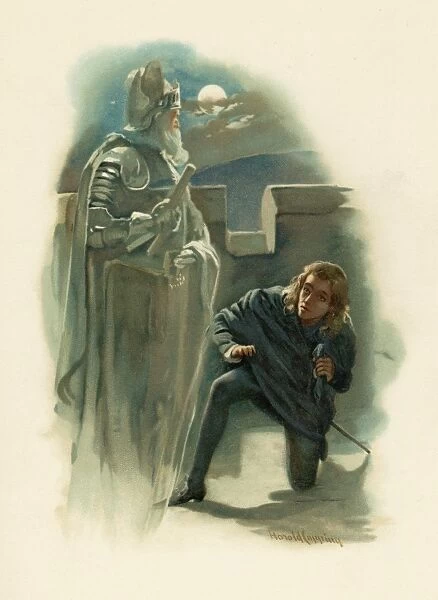 Hamlet and Ghost  /  1899