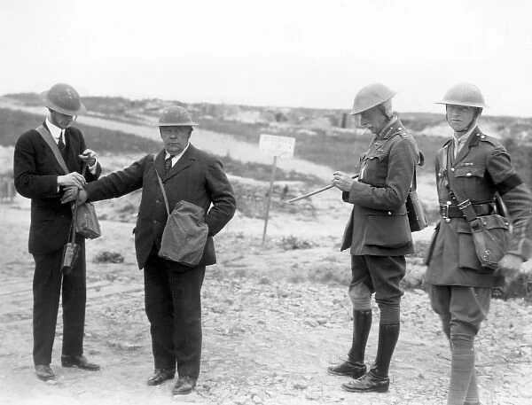 Horatio Bottomley at Arras, 1917
