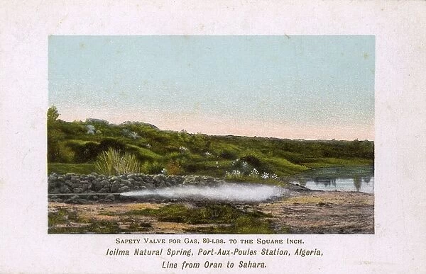 Icilma natural spring, Port-aux-Poules, NW Algeria