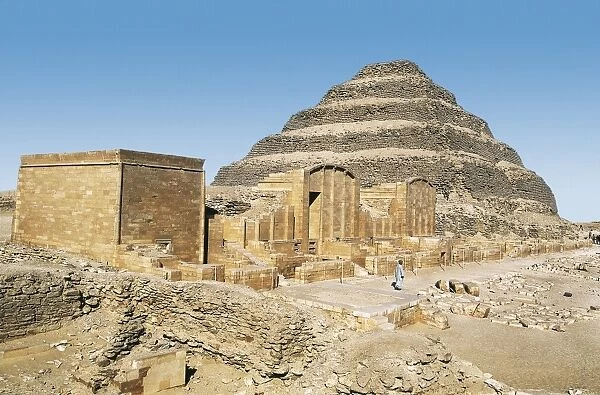 IMHOTEP (ca. 2667 BC-2648 BC). The step pyramid