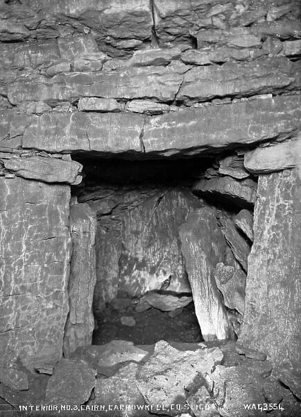 Interior, No. 3. Cairn, Carrowkeel, Co. Sligo