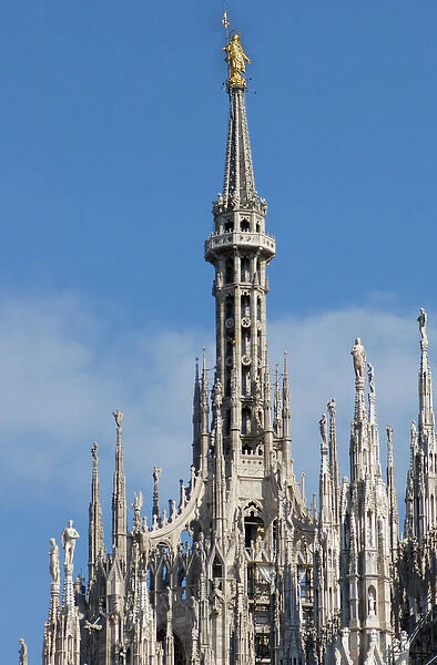 Italy. Milan Cathedral. Detail