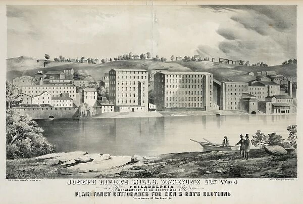 Joseph Ripkas mills. Manayunk 21st Ward, Philadelphia