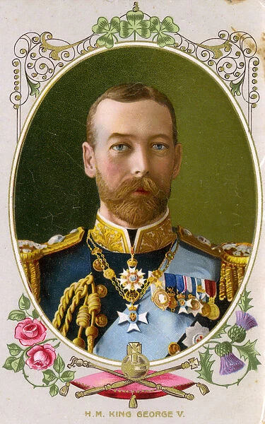 King George V - Oval portrait