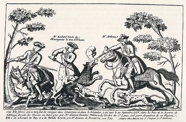 LA BETE DU GEVAUDAN The death of the beast Date: 1767