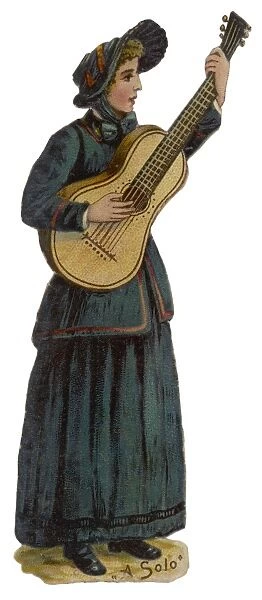 Lady with Guitar