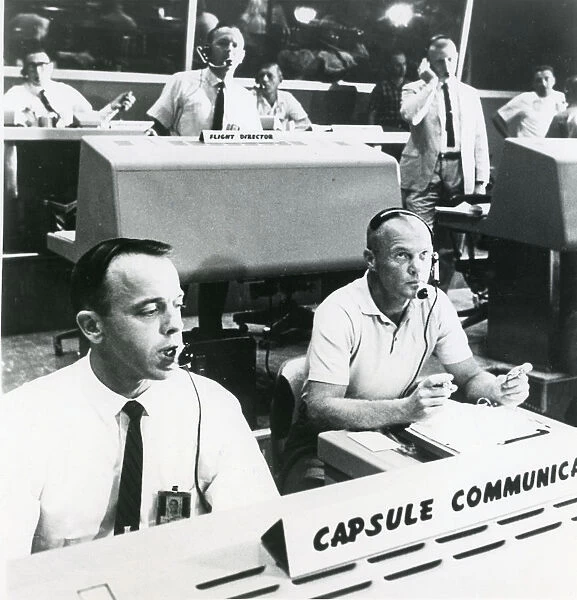 From left: Alan Shepard Jr and John Glenn Jr in the Mer?