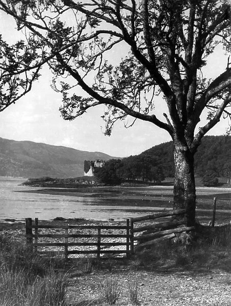 LOCH FYNE. A view of the shores of Loch Fyne, with Castle Lachlan in the distance