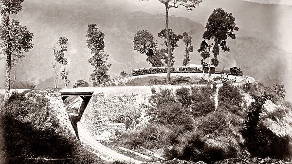 Loop on the Darjeeling railway, India, c. 1880 s