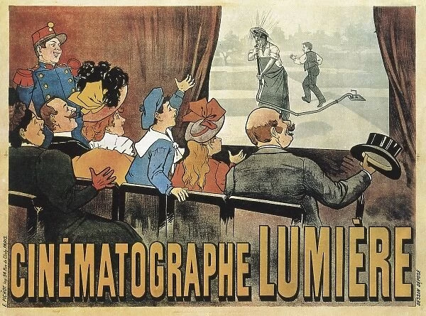 LUMIERE, Louis and Auguste. Poster advertising