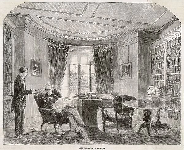 Macaulay in his Library