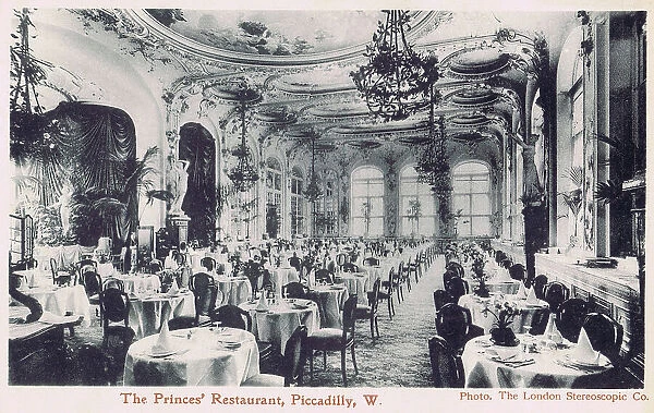 The main restaurant at the Princes Restaurant, London, 1920s