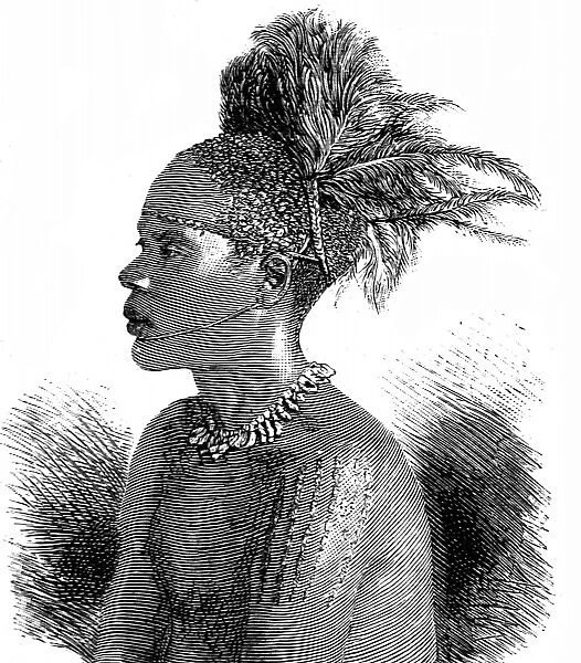 Man of the Bari Tribe, Sudan, c. 1887
