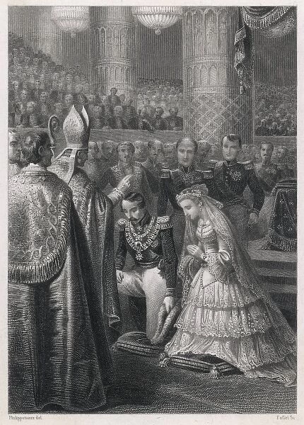 The marriage of Emperor Napoleon III