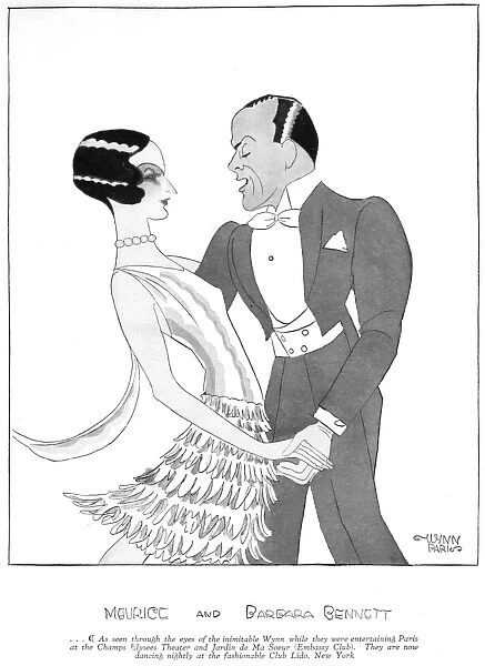 Maurice and Barbara Bennett (1925)