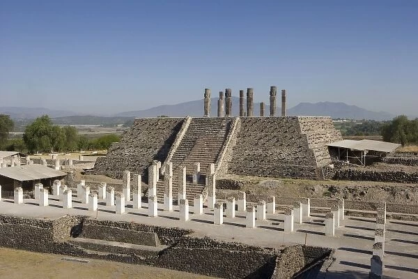 MEXICO. HIDALGO. Tula. Quetzalcoatl Temple and