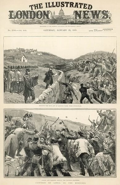 Military intervention on Lewis, 1887