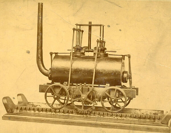 Model of Matthew Murrays steam locomotive