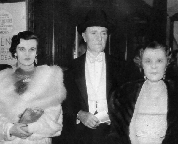 Mrs Charles Sweeny with her parents