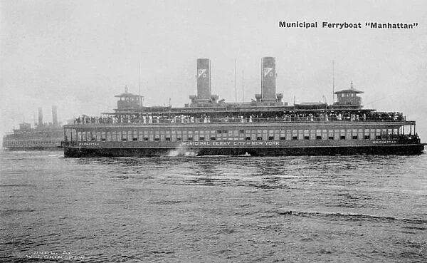 Municipal ferry boat, the Manhattan, New York, USA